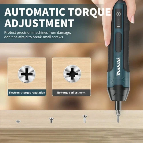 New Makita 3.6V Cordless Electric Screwdriver– Fast-Charging, 1300mah Power Tool - Picture 6 of 8