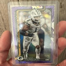 2025 Panini Donruss Optic - Micah Parsons #85 Electricity Prizm /75 Packers