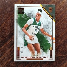 2025 Panini Impeccable WNBA #95 Dominique Malonga Rookie /75 RC