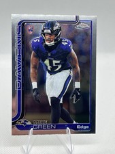 2025 Topps Chrome Football MIKE GREEN Rookie RC #376 Baltimore Ravens  A56
