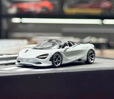 ED MINIGT 1:64 Grey McLaren 750s Spider Sport Model Diecast Collect Car