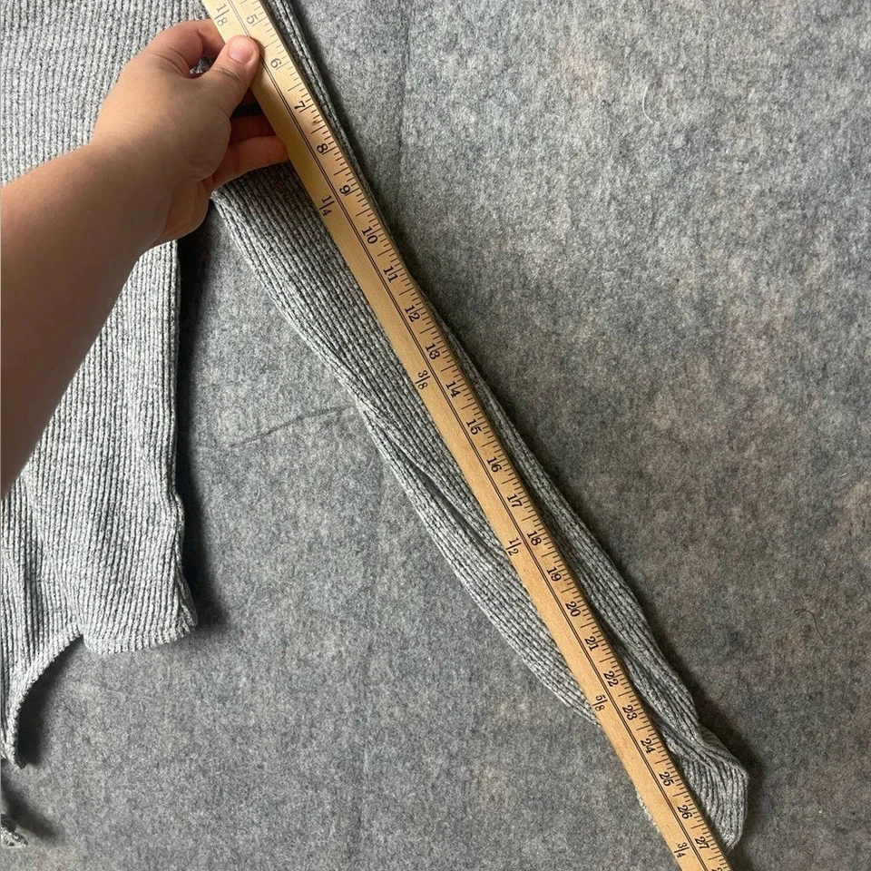 Body tejido acanalado cuello en V gris talla grande Jessica Simpson para mujer talla grande nuevo con etiquetas Foto 4 de 4