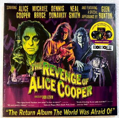 ALICE COOPER RECORD REVENGE RSD STORE DAY PICTURE SEALED VINYL ONLY 1000 PROMO !