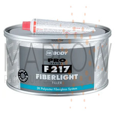 HB BODY F217 FIBRELIGHT FIBERGLASS FILLER 1LTR WITH BPO HARDENER