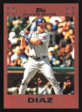 Matt Diaz Atlanta Braves 2007 Topps Copper #395 SN /56