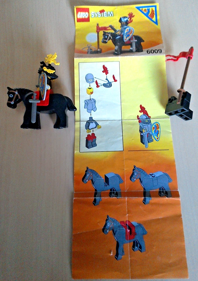 LEGO 6009: Ritter zu Pferd/Zubehör/Bauplan - Bild 2 von 2
