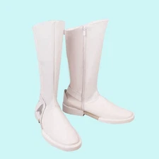 Christopher Pike Captain Cosplay Costume Shoes Boot White