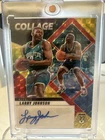 2024-25 Panini Mosaic - Collage Larry Johnson Auto #CAM-LRY Choice Prizm (AU)
