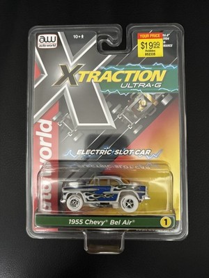 Auto World 1955 Chevy Bel Air Xtraction Ultra G Blue/White CHASE!!!   
