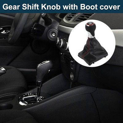 6 Speed Manual Shift Knob with Boot Cover No.8K0863278H for Audi A4 B8 Plastic