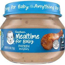 Mealtime for Baby, 2nd Foods®, Chicken & Gravy, 2.5 oz (71 g)