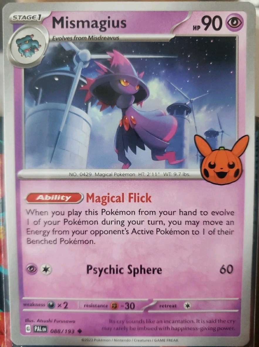 Mismagius 088/193 Trick or Trade 2023- Pokemon NM Stage 1 Psychic