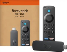 Amazon Fire TV Stick 8GB 4K PLUS WiFi6 UltraHD Stream w/Remote AI-Powered (VG)