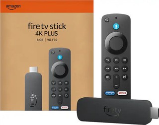 Amazon Fire TV Stick 8 GB 4K PLUS WiFi6 UltraHD Stream con intelligenza artificiale remota VG