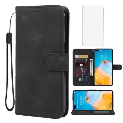 Case for Huawei P40 Case, Huawei P 40 ANANX9, ANALX4 Wallet Case with Tempere...
