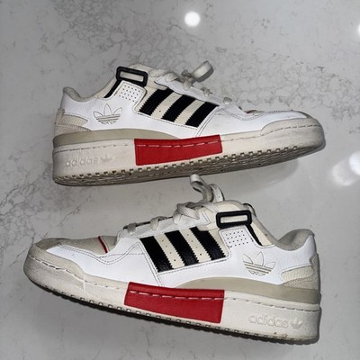 Adidas Forum Exhibit Low White Vivid Red GZ0937 Men s Size 10