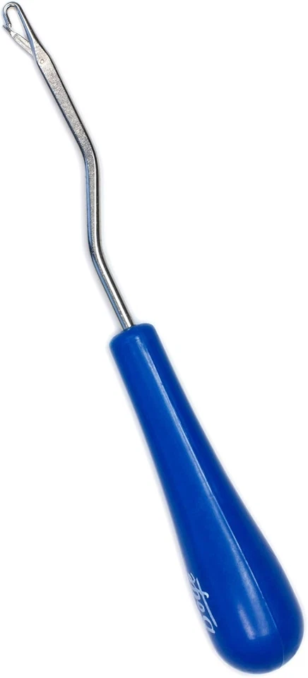 Boye Offset Gancho de Cierre Ergonómico Herramienta Accesorio Artesanal, 6.5" L, Azul  Foto 3 de 4