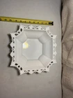 Vintage Westmoreland Milk Glass Bowl Ring & Petal Lace Molded Mid-Century
