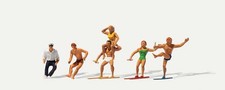 Merten 212534 Lot(6) Figurines 1:87 Conducteurs Bateau & Ski Nautique
