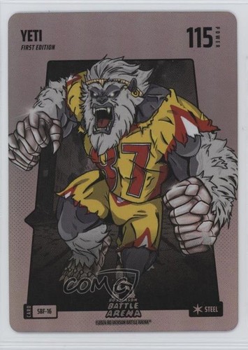 2024 Bo Jackson Battle Arena TCG Alpha Edition Silver Battlefoil Yeti #SBF-16