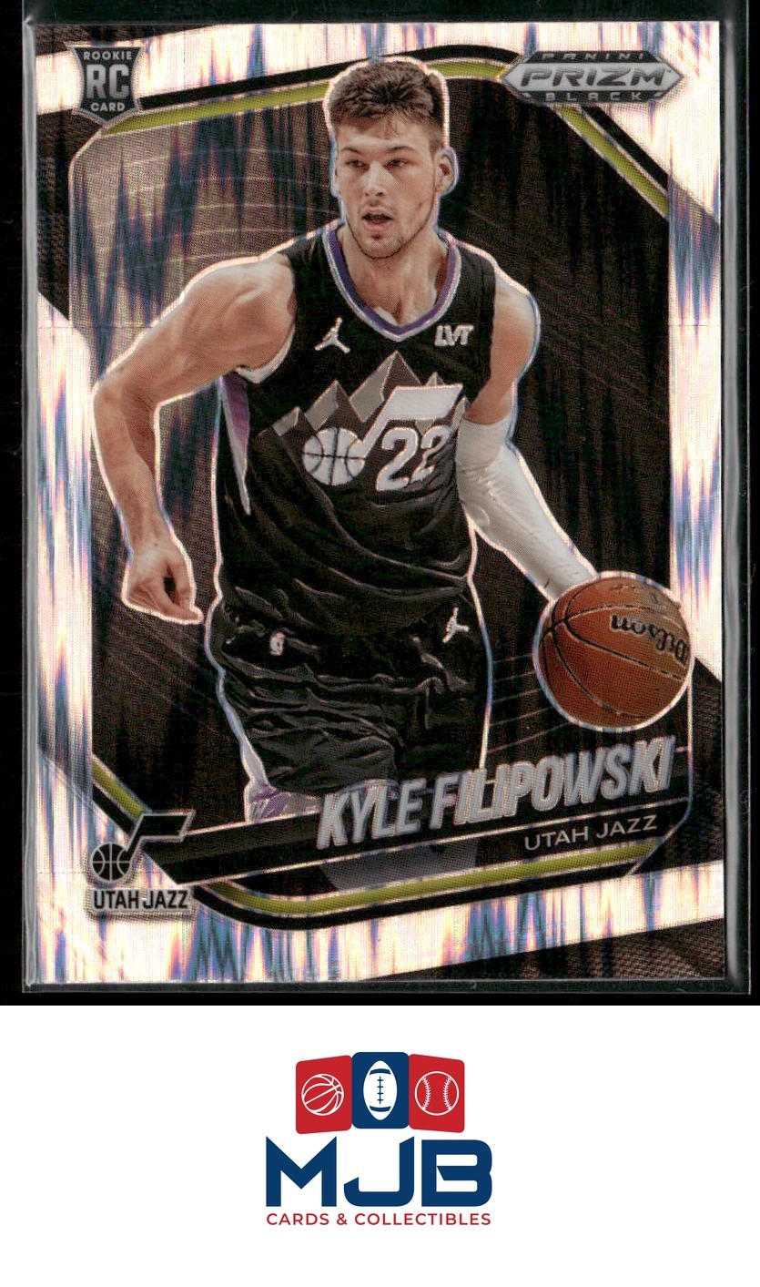 2024-25 Panini Prizm Black Kyle Filipowski Skewed #/249 Rookie #125 Utah Jazz