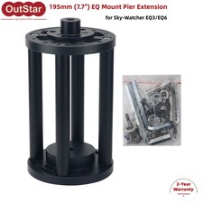 TeSeek XD-6 195mm 7.7" EQ Mount Pier Extension for EQ6 3/8" Screw Tripods sz
