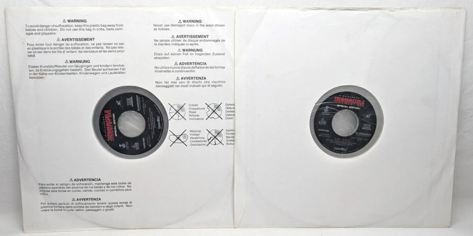 Terminator 2: Judgment Day (Laserdisc, 1993, Special Edition) 82997-2WS - Image 4 of 4