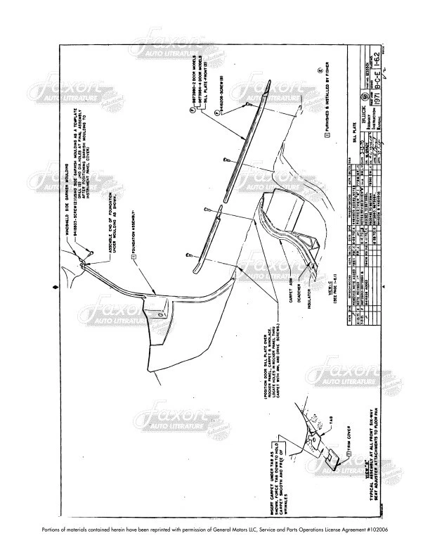 1971 Buick Fabbrica Montaggio Manuale Riviera Lesabre Electra Centurion Più Info - Immagine 2 di 4
