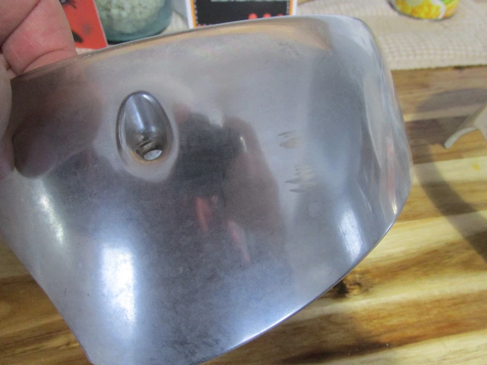 PAR DE BISELES ORIGINALES DE MOLDURA DE FAROS INTERIORES IZQUIERDO Y DERECHO PARA FORD GALAXIE 1964 Foto 3 de 4