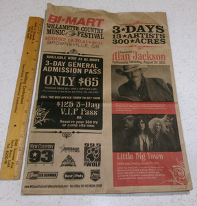 ALLEN JACKSON~ COUNTRY SINGER~NEW TO THE SCENE~AUG 19-20-21~OREGON~BI-MART