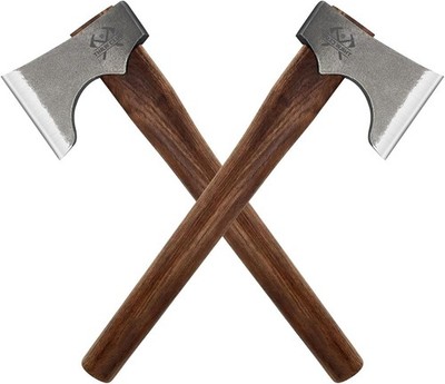 Competition Throwing Axe, 2 Pack 16.5'' Throwing Axes with 1065 High Carbon Steel