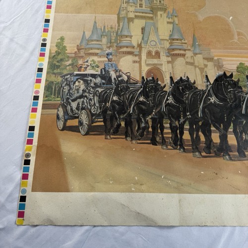 Disney 1981 Signed Lithograph Charles Boyer Our Team Cinderella Casket 557 /1800 - Picture 7 of 8