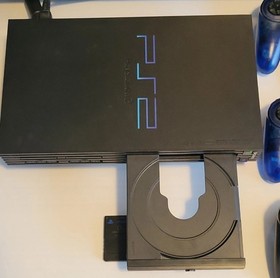 Sony PlayStation 2 PS2 Console Bundle w/ 3 Controllers, Memory Card, Games NTSC
