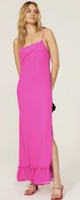 Line + Dot Hot Pink Adelyn Maxi Size L (US 8) Designer MSRP $120 Cocktail Casual