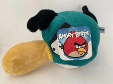 Angry Birds Hal Toucan Plush 6" x 12" Soft Toy Green Stuffed Animal Long Beak