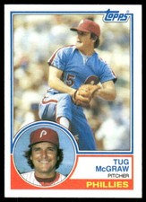 1983 Topps #510 Tug McGraw Philadelphia Phillies