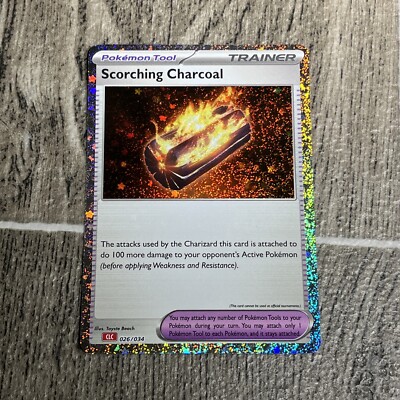 Pokemon - Scorching Charcoal 026/034 CLC - Powers Premium Coll. -HOLO RARE  -NM/M | eBay