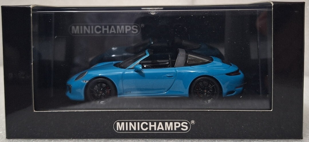 Porsche 911 (991.II) Targa 4 GTS 2016 Miami Blue 1:43 Minichamps