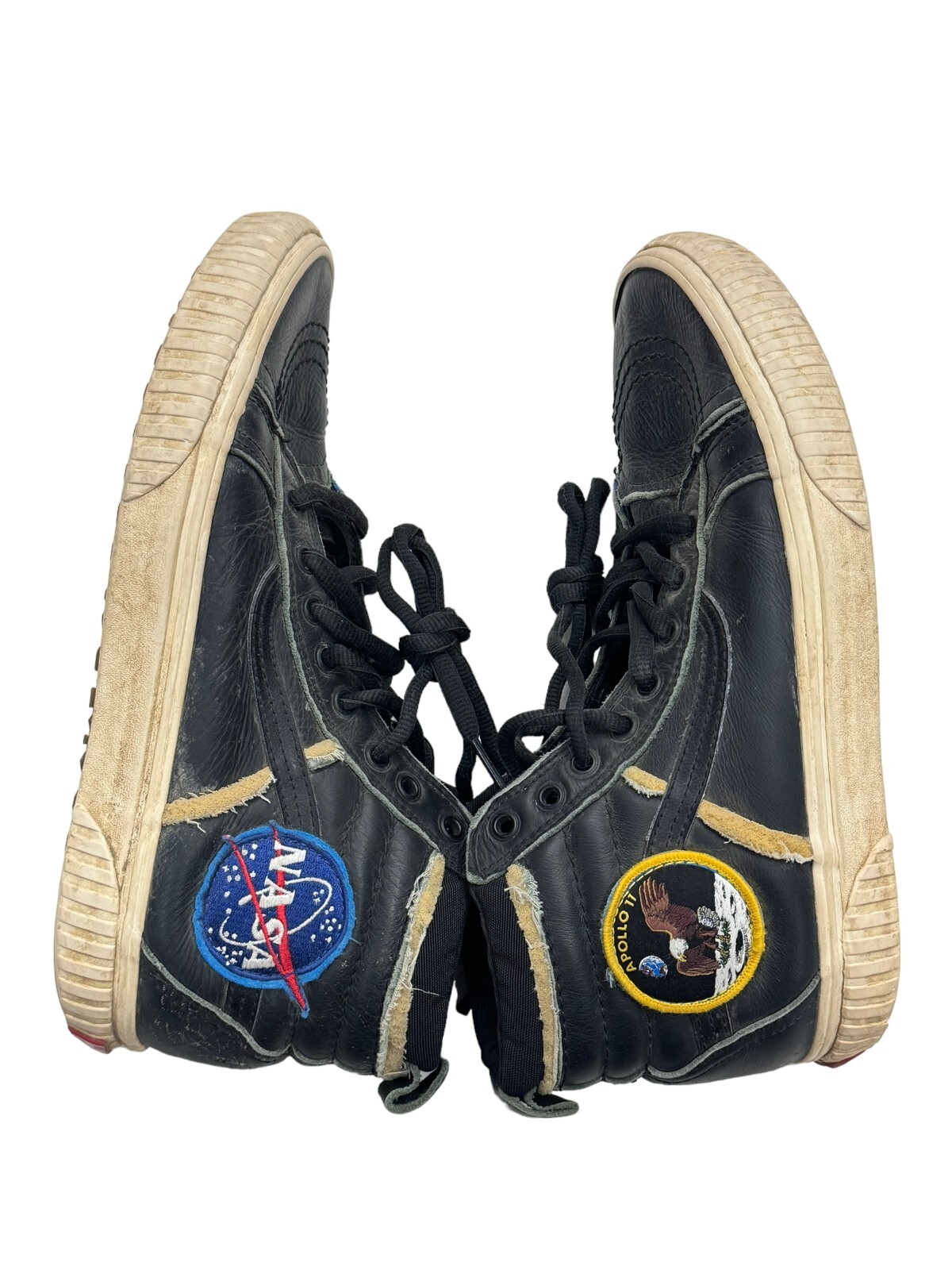 Vans Off The Wall Nasa Apollo 11 Rare Special Edition Shoes Black