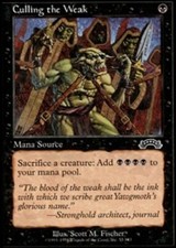MTG Culling the Weak, Moderate Play, English Exodus