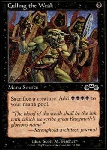 MTG Culling the Weak, Moderate Play, English Exodus - Picture 1 of 1