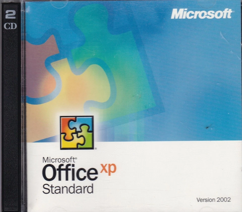 Microsoft Office XP Standard (Version 2002, 2-Disc Set, PC) - Image 2 of 2