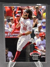 2022 BRANDON MARSH TOPPS STADIUM CLUB 1992 DESIGN VARIATION RC #271 SSP CASE HIT