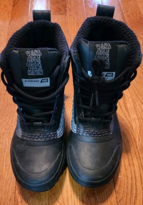 VANS Standard Mid MTE - Kids Snow Boots - Cole Navin - Black Reflective Sz 4.5
