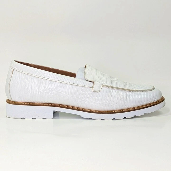 Andre Assous Women's Philipa Almond Toe Embossed Loafers Size 11 (MSRP $220) - Image 3 of 4