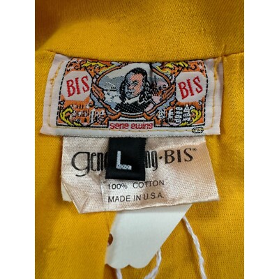 US vintage gene ewing bis パッチワーク ジャケット Vintage Gene Ewing BIS Colorful Patchwork Button-Up Jacket L