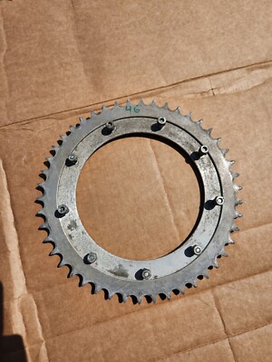 Vintage Flat Track 46 T Rear Sprocket Aluminum 9-bolt
