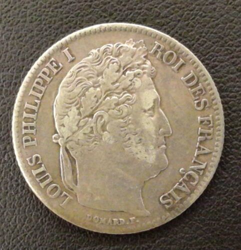 France Louis Philippe Tete Lauree 1 Franc 1836 In Paris - Picture 2 of 2