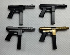 Tec-9 DC-9 Sub-Machine 1:12 Scale Gun Weapon Action Figure Accessory Force