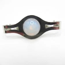 Scarf Clip Vintage Faux Opal White Stone Woman's Accessory